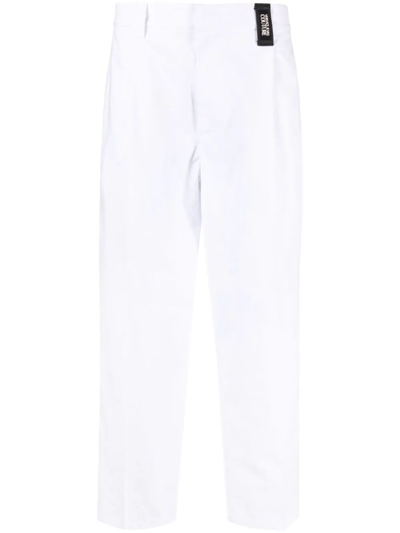 Versace Jeans Couture Technical Trousers In White