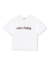 Marc Jacobs Kids' Logo-print Cotton T-shirt In 화이트