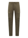 C.p. Company Cargo Stretch-cotton Trousers With Multiple Pockets In Ivy Green