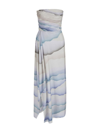 Giorgio Armani Abstract-pattern Silk Dress In Multi