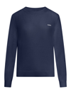 Apc A.p.c. Pullover Sweater In Iak Dark Navy