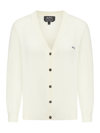 Apc A.p.c. Cardigan Sweater In Aad Ecru