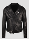 Rick Owens Lukes Stooges Leather Jacket In Black