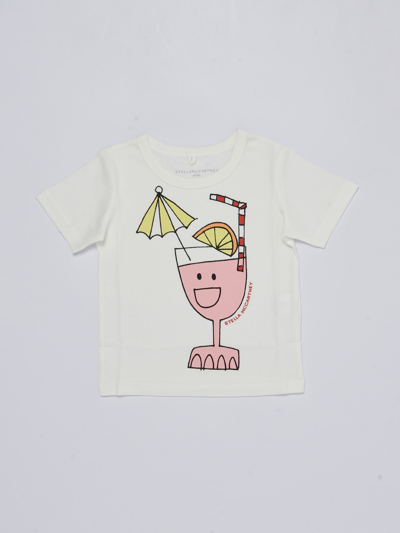Stella Mccartney Kids' T-shirt T-shirt In Bianco