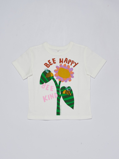 Stella Mccartney Kids' T-shirt T-shirt In Bianco