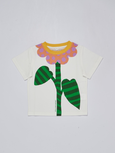 Stella Mccartney Kids' T-shirt T-shirt In Bianco