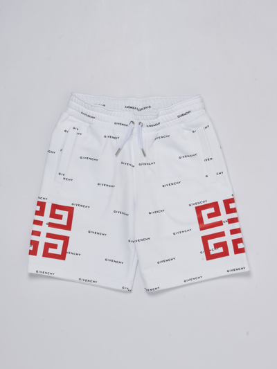 Givenchy Kids' Shorts Shorts In Bianco-nero