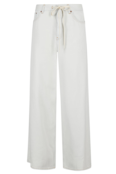 Mm6 Maison Margiela Pants 5 Pockets In White