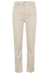 Dondup Straight-leg Trousers In Beige