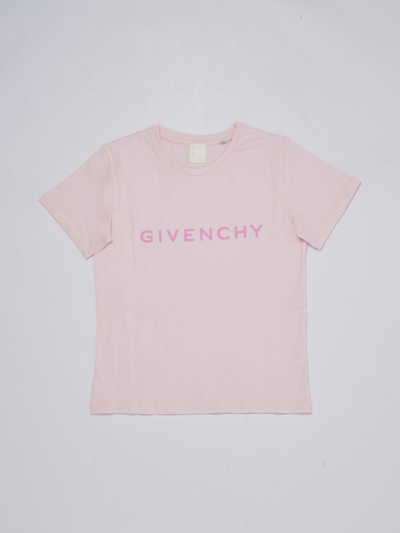 Givenchy Kids' T-shirt T-shirt In Rosa