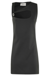 Coperni Robe Courte Droite In Black