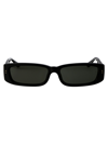 Linda Farrow Talita Sunglasses In Black/yellowgold/grey