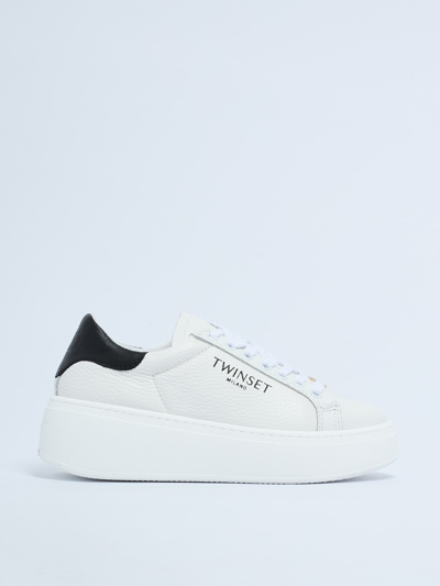 Twinset Fabric Sneaker In White