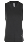 Adidas By Stella Mccartney Adidas By Stella Mc Cartney Logo Sporty Tank Top In Black
