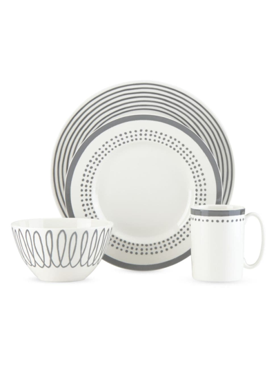 Kate Spade Charlotte Street 4-piece Place Setting In White