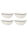 Kate Spade New York Set Of 4 Make It Pop White All-purpose Bowls