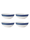 Kate Spade New York Set Of 4 Make It Pop Blue All-purpose Bowls