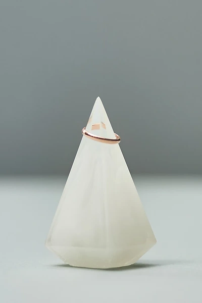 Anthropologie Resin Ring Cone In Brown