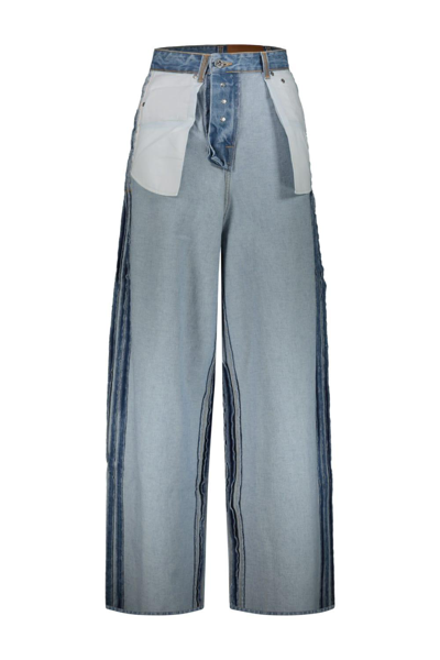 VETEMENTS VETEMENTS INSIDE-OUT BAGGY JEANS