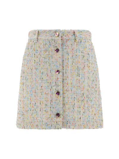 Msgm Mini Skirt In Multicolor