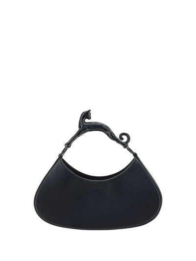 Lanvin Large Hobo Handbag In Black