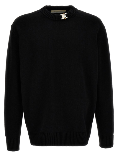 Alyx 1017  9sm Buckle Collar Knitted Jumper In Black
