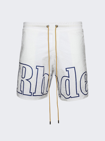 RHUDE LOGO TRACK-SHORTS