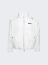 Rhude Logo-print Hooded Track Jacket In White