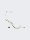 Attico Ester 95mm Ankle-strap Sandals In White