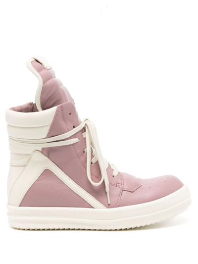 Rick Owens Geobasket Rosa Polvere In Pink