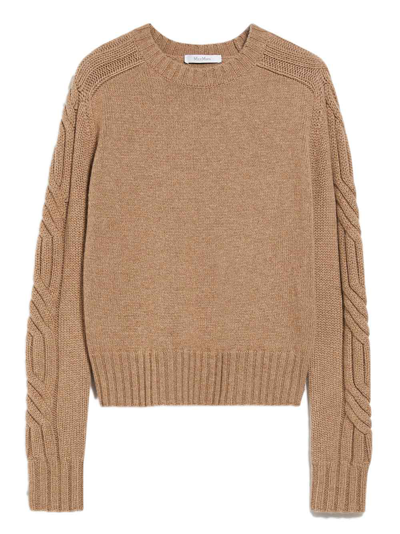 Max Mara Pullover Berlina In Brown