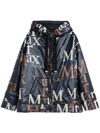 Max Mara Parka Reversibile In Tela Antigoccia In Blue