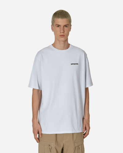 Patagonia P-6 Logo Responsibili T-shirt In White