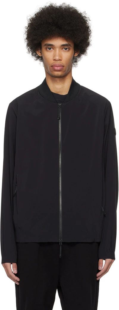 Moncler Black Bernesi Bomber Jacket In Black 999