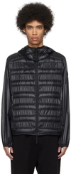Moncler Luseney Hooded Shell Jacket In Black 999