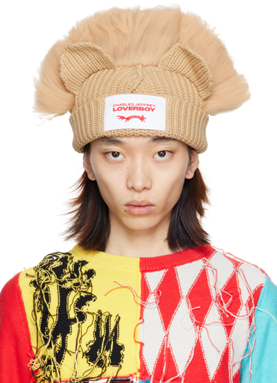 Charles Jeffrey Loverboy Chunky Lion 套头帽 In Neutrals