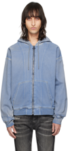 Diesel D-gir-s Zip-up Hoodie In 01