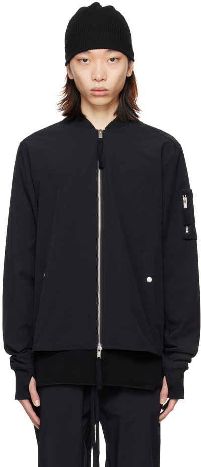 Thom Krom Black M Sj 633 Bomber Jacket