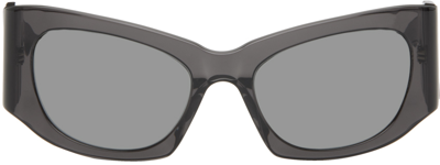 Balenciaga Gray Cat-eye Sunglasses In 003 Grey