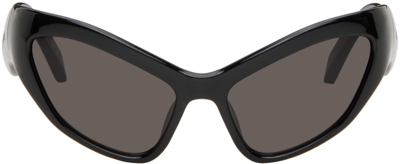 Balenciaga Black Hamptons Cat-eye Sunglasses In 001 Black