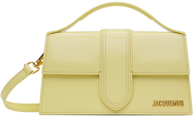 Jacquemus Le Grand Bambino Leather Top-handle Bag In Neutro
