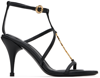 JACQUEMUS BLACK LE CHOUCHOU 'LES SANDALES PRALU' HEELED SANDALS