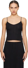 COU COU BLACK 'THE LONG' CAMISOLE