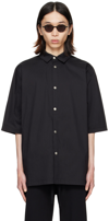 Thom Krom Black M H 145 Shirt In Black