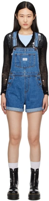 Levi's Vintage Shortall Medium Wash Denim Overalls In Foolish Love