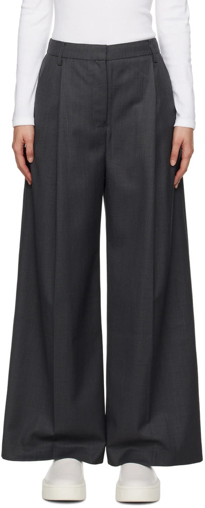 Camilla And Marc Grey Atlanta Trousers In D00 Grey Marle