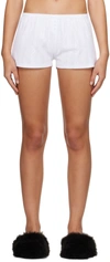 Cou Cou White 'the Short' Pyjama Shorts In 001 White