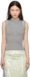 16ARLINGTON GRAY SUPRA TANK TOP