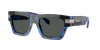 Versace Tortoiseshell Rectangle-frame Sunglasses In Dunkelgrau