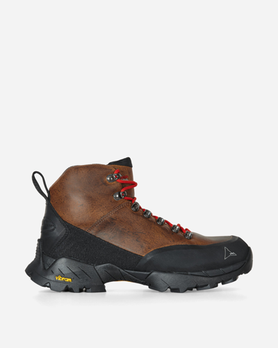 Roa Brown Leather Andreas Ankle Boots